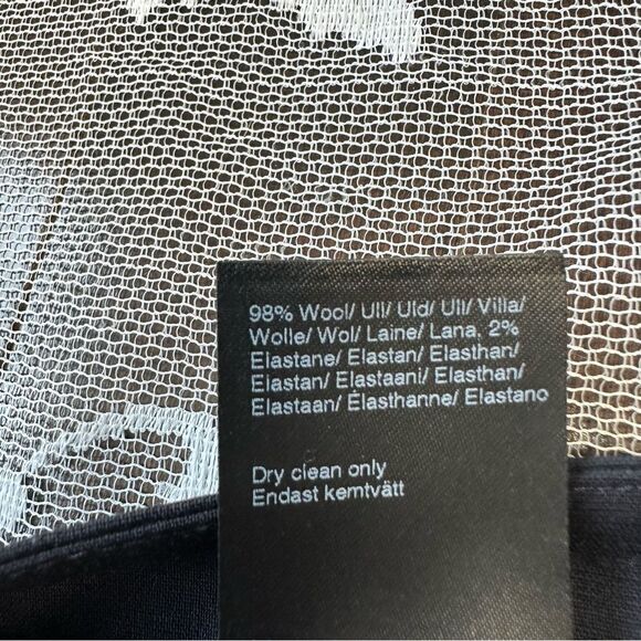 Filippa K Wool Blend Navy Pencil Skirt Sz XS - Picture 8 of 11